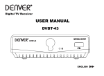 Denver DVBT-43 TV set-top boxe