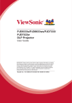 Viewsonic PJD7333 data projector