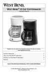 Focus Electrics 56310 coffee maker