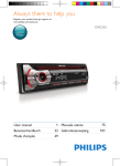 Philips CarStudio Car audio system CEM2250