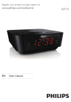 Philips Clock Radio AJ3116