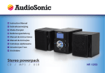 AudioSonic HF-1253 home audio set