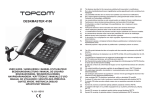 Topcom Corded telephone - Deskmaster 4100