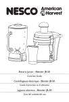 Nesco JB-50P blender