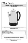 Focus Electrics 54159 coffee maker