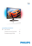 Philips Brilliance LCD monitor with Ambiglow 278C4QHSN