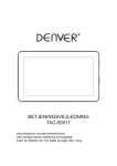 Denver TAC-90011 4GB Black tablet