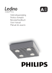 Philips Ledino Ceiling light 31602/87/16