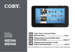 Coby Kyros MID7048 tablet