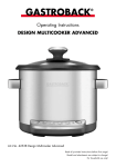 Gastroback Design Multicooker Advanced