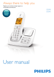 Philips BeNear Cordless phone with answering machine CD2951B