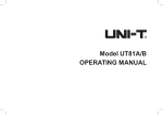 Uni-Trend UT81B multimeter