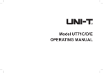Uni-Trend UT71E multimeter