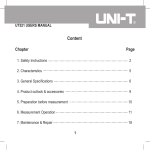 Uni-Trend UT521 multimeter