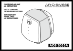 AIR-O-SWISS 2055A humidifier