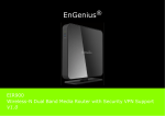 EnGenius EIR900 Wi-Fi Ethernet LAN Dual-band Black router