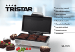 Tristar Brownie maker