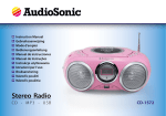 AudioSonic CD-1572 CD radio