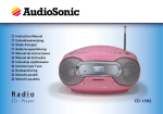 AudioSonic CD-1582 CD radio