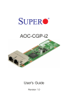 Supermicro AOC-CGP-i2
