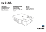 Infocus Mobile LED projector IN1144 - WXGA - 500 lumens - 10000:1