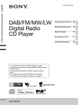 Sony CDX-DAB700U car media receiver