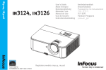 Infocus Office Projector IN3126 - WXGA - 4000 lumens - 4000:1