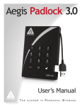 Apricorn Aegis Padlock USB 3.0 1500GB