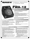 Nady Systems FWA-12 loudspeaker