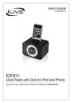 GPX ICP211B docking speaker