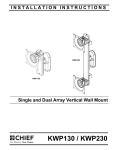 Chief KWP130B flat panel wall mount