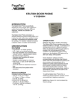 Valcom V-5324004 door intercom system