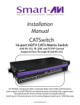Smart-AVI CATSwitchPro 8 x 8