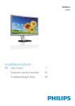 Philips Brilliance LCD monitor, LED backlight 220P4LPYES