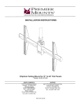 Premier Mounts ECM-3763S flat panel ceiling mount