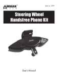 WAGAN Steering Wheel Handsfree Phone Kit