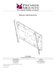 Premier Mounts CTM-MS3 flat panel wall mount