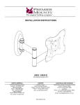 Premier Mounts AM50 flat panel wall mount