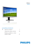 Philips Brilliance LCD monitor, LED backlight 231B4LPYCB