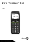 Doro PhoneEasy 505 95g Black