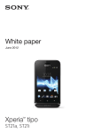 Sony Xperia tipo 2.9GB White