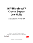 3M MicroTouch Display C2234SW