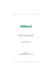 Asrock P67 EXTREME6 B3 motherboard