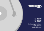 Thorens TD 2010 audio turntable