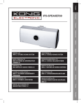 König IPD-SPEAKER30 docking speaker