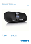 Philips docking speaker with Bluetooth® AS851