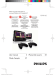 Philips Dual screen portable DVD player PD7012G