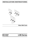 Chief LVM2X2U flat panel floorstand