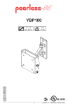 Peerless YBP100 flat panel wall mount