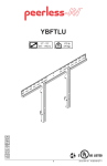 Peerless YBFTLU flat panel wall mount